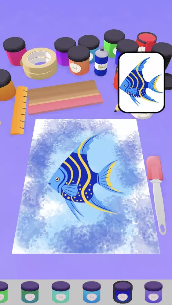Captures d'écran de Silk Screen Coloring
