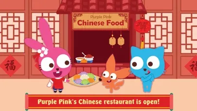 Captures d'écran de Purple Pink Chinese Food