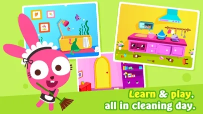 Capturas de pantalla de Purple Pink Cleaning Day