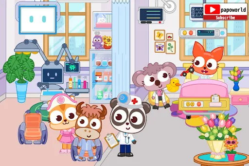 Papo Town Clinic Doctor Screenshots