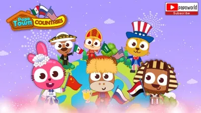 ภาพหน้าจอของ Papo Town Countries