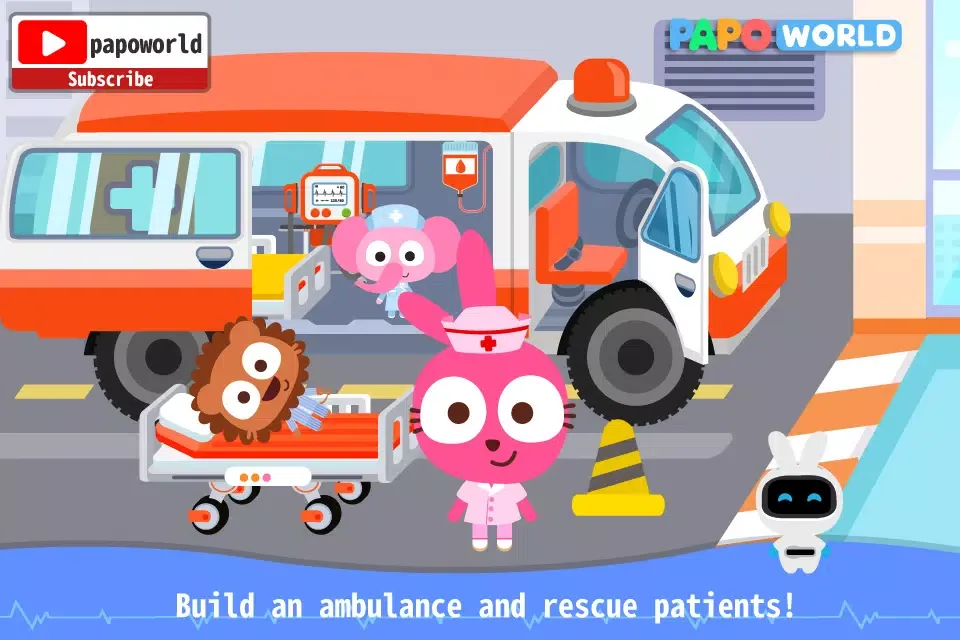 Papo Town: Hospital स्क्रीनशॉट