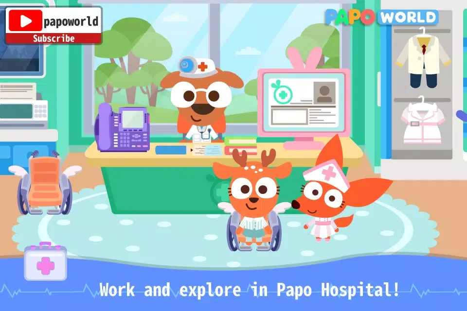 Papo Town: Hospital स्क्रीनशॉट