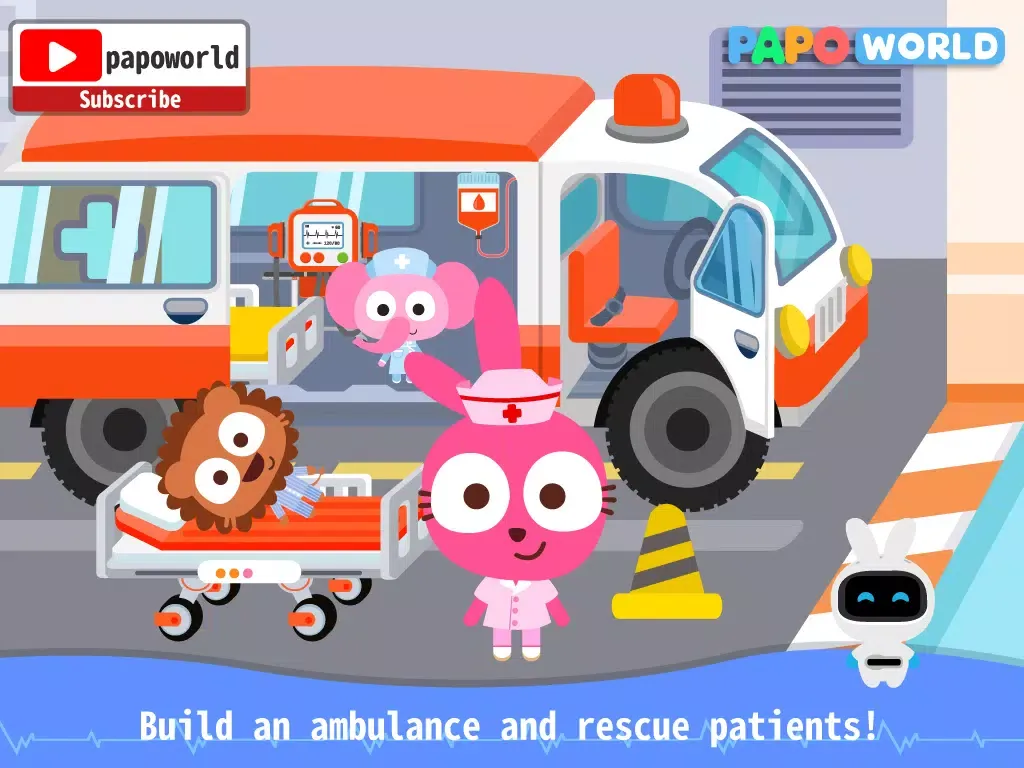 Papo Town: Hospital स्क्रीनशॉट