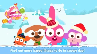 Screenshot di Purple Pink Snowy Day