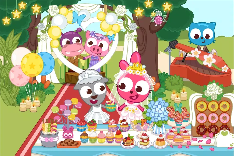 Papo Town Wedding Party سکرین شاٹس