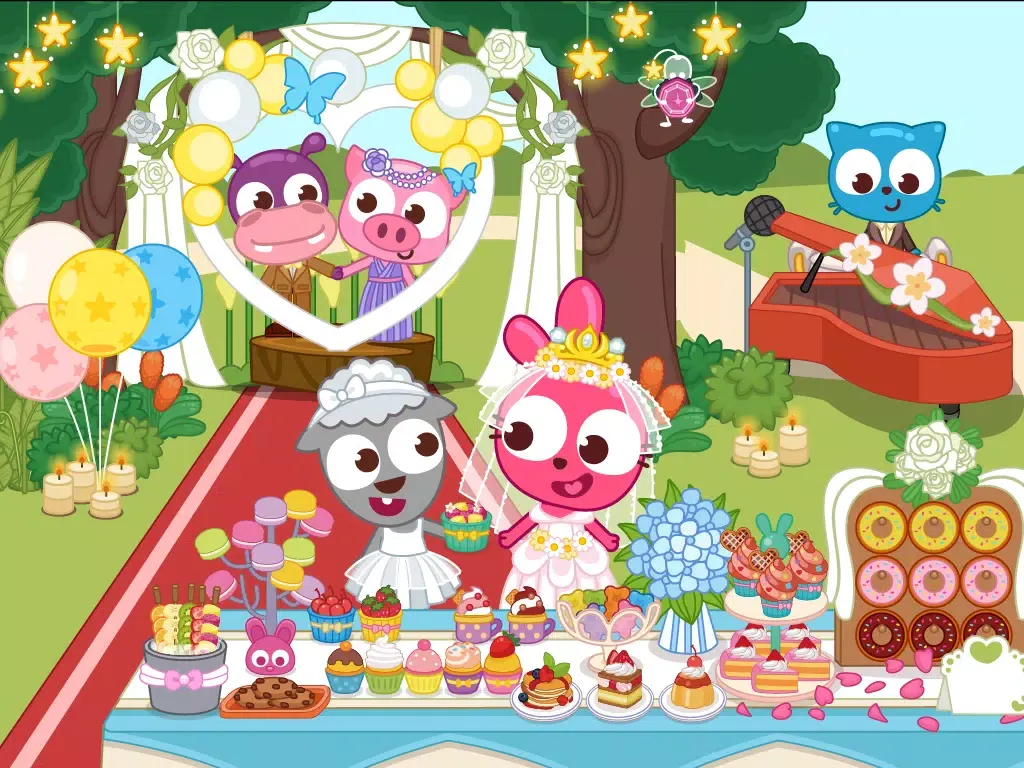 Papo Town Wedding Party سکرین شاٹس