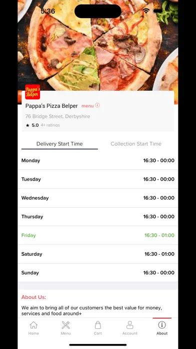 Pappa’s Pizza Belper應用截圖