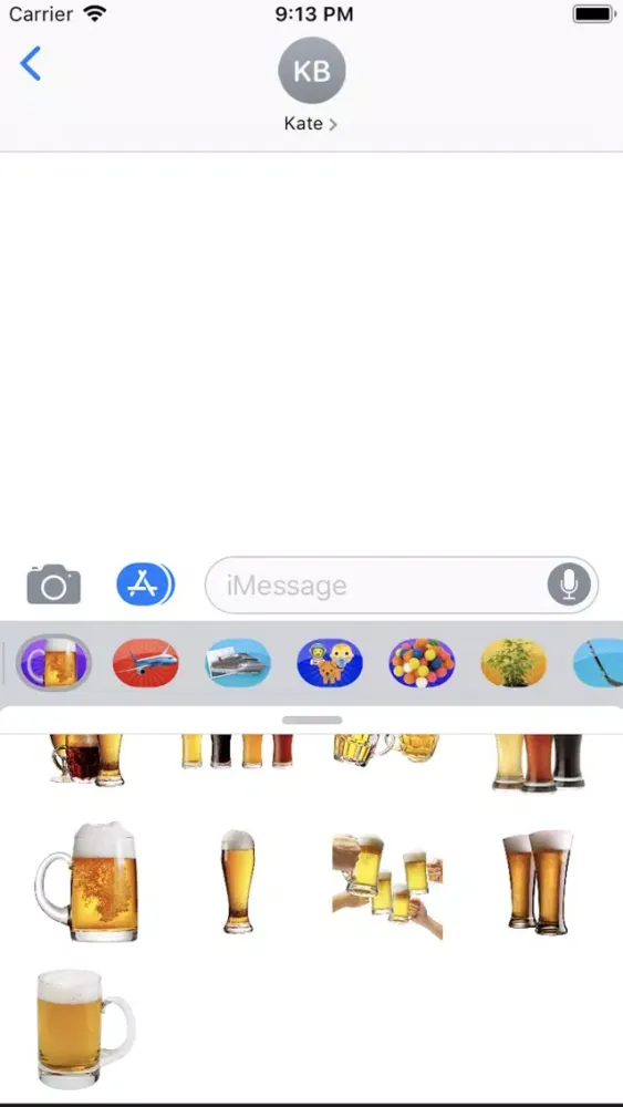 Tangkapan layar Beer-Emojis Stickers
