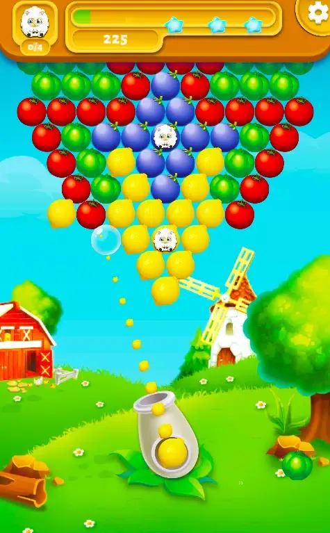 ภาพหน้าจอของ Farm Bubble Shooter