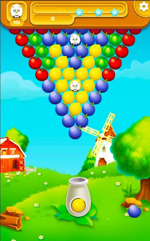 ภาพหน้าจอของ Farm Bubble Shooter