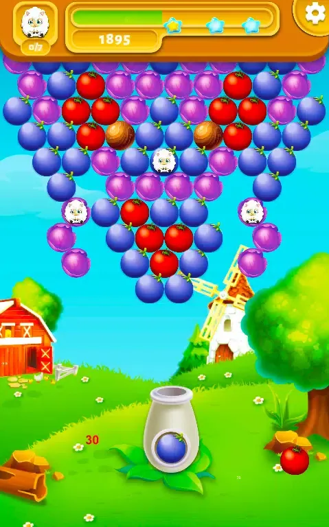 ภาพหน้าจอของ Farm Bubble Shooter