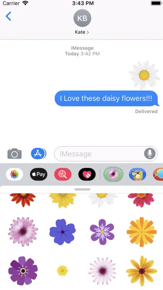 صور Flowers Emojis Stickers