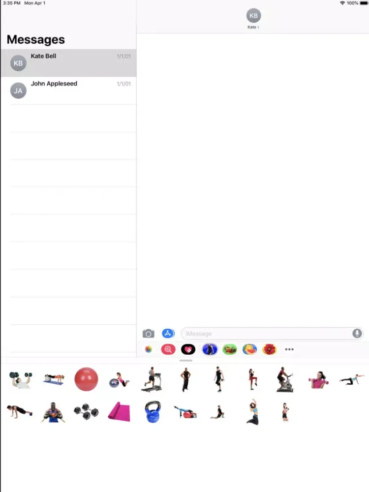 Gym-Emojis iPad  스크린샷