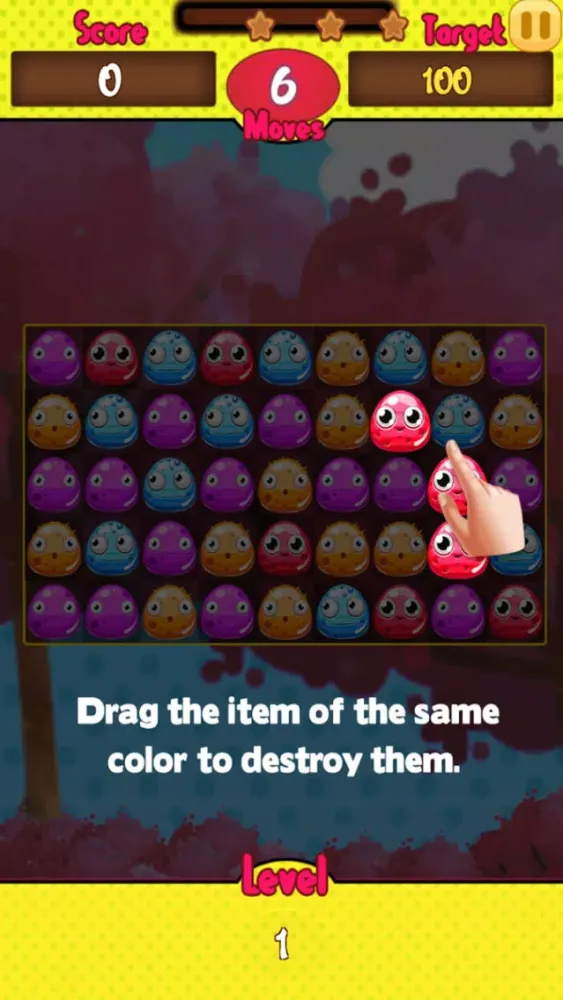 Jelly Monsters Match 스크린샷