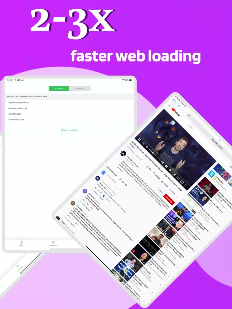 ProtectAd - Ad Blocker Guard iPad 應用截圖