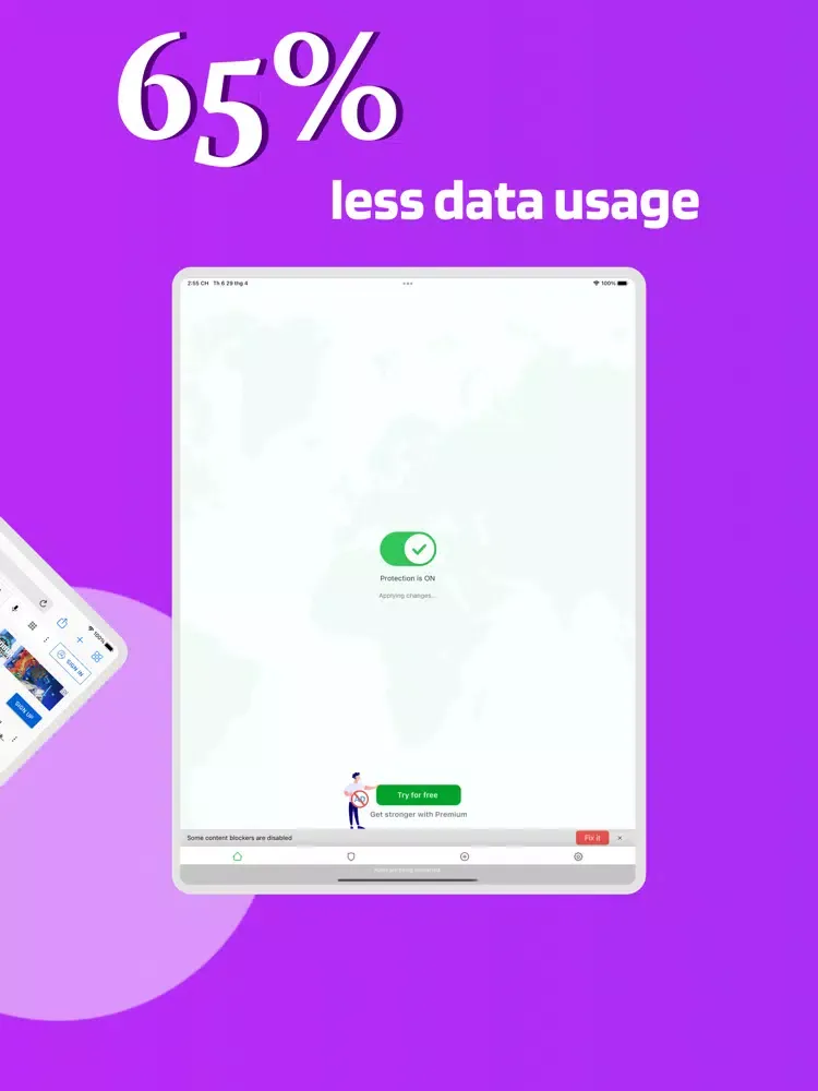 ProtectAd - Ad Blocker Guard iPad 應用截圖