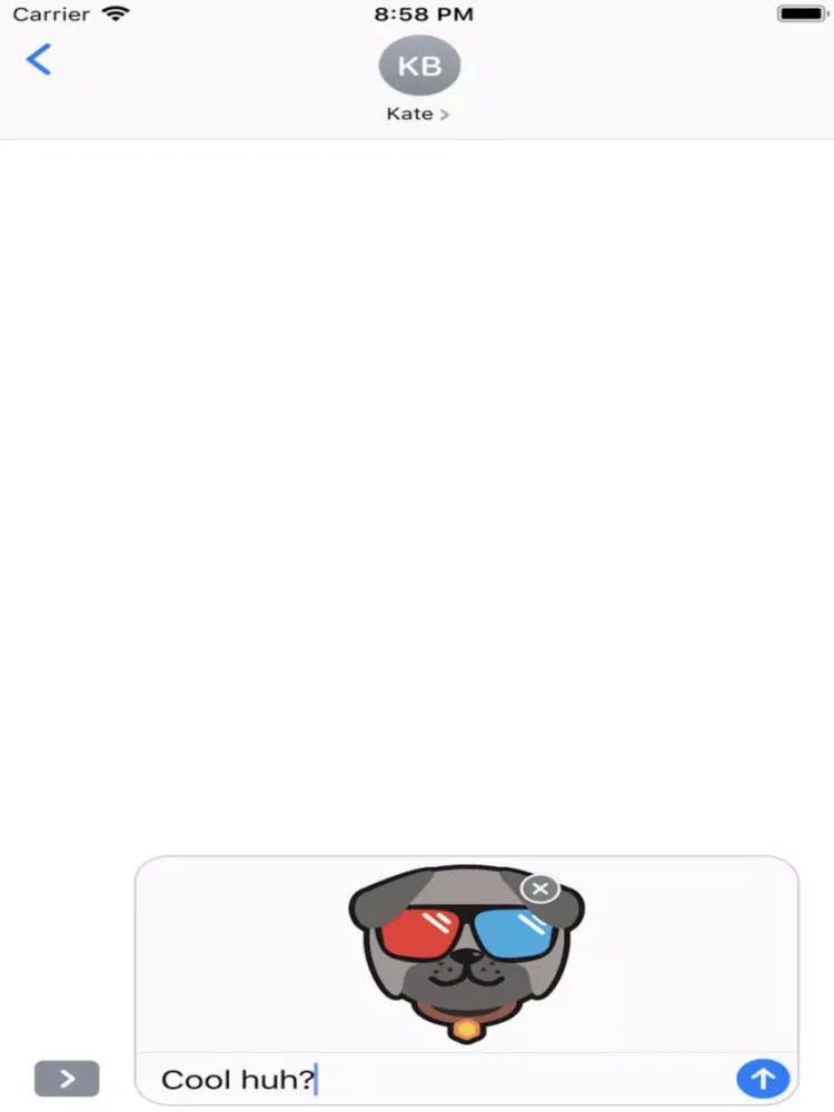 تصاویر Pug Dogs Emojis Stickers iPad 