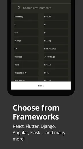 Capturas de pantalla de Dcoder, Compiler IDE :Code & P