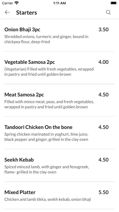 Capturas de pantalla de Paprika Indian Takeaway