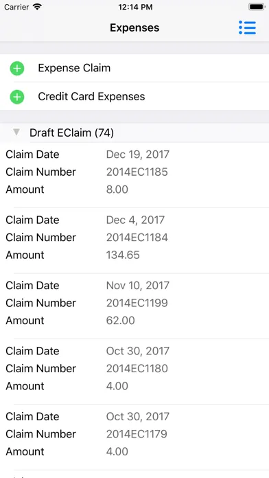 Screenshot di Paprika Expenses