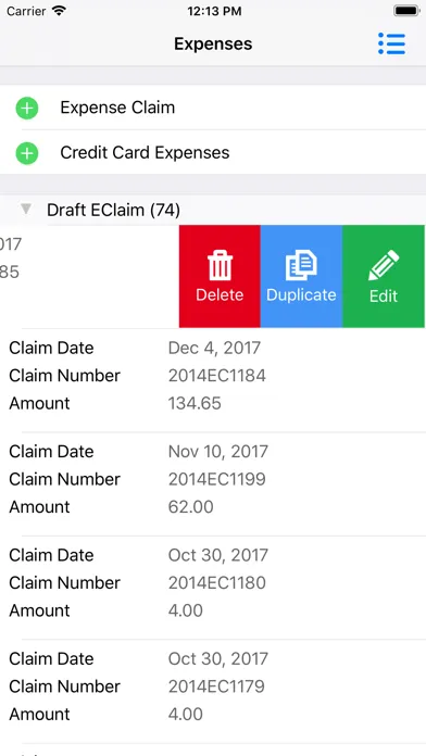 Screenshot di Paprika Expenses