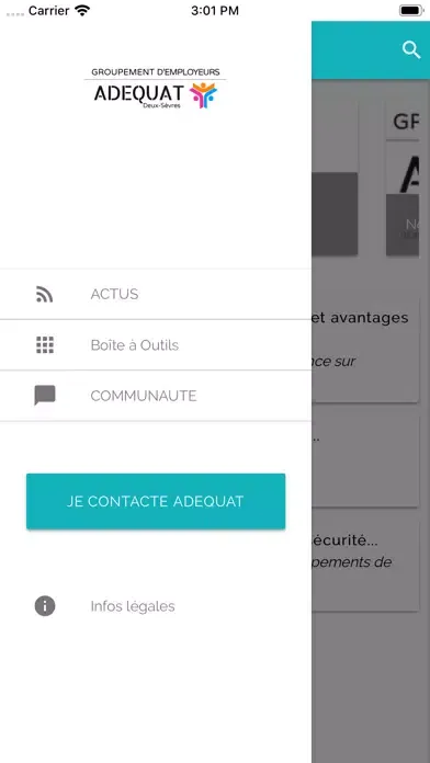 Capturas de pantalla de ADEQUAT Deux-Sèvres