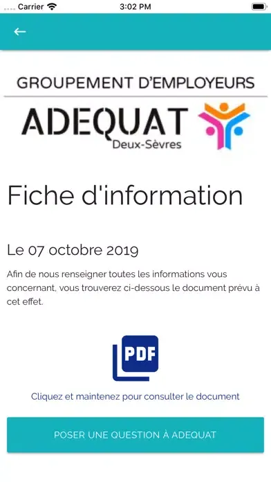 Capturas de pantalla de ADEQUAT Deux-Sèvres