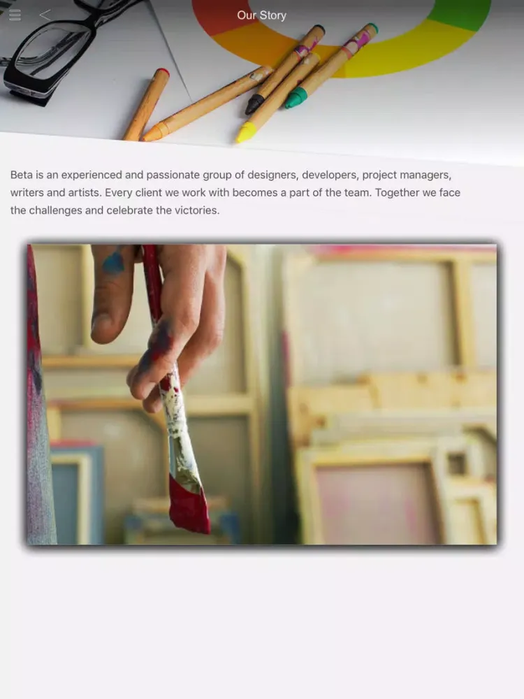 Beta Designers iPad  Screenshots