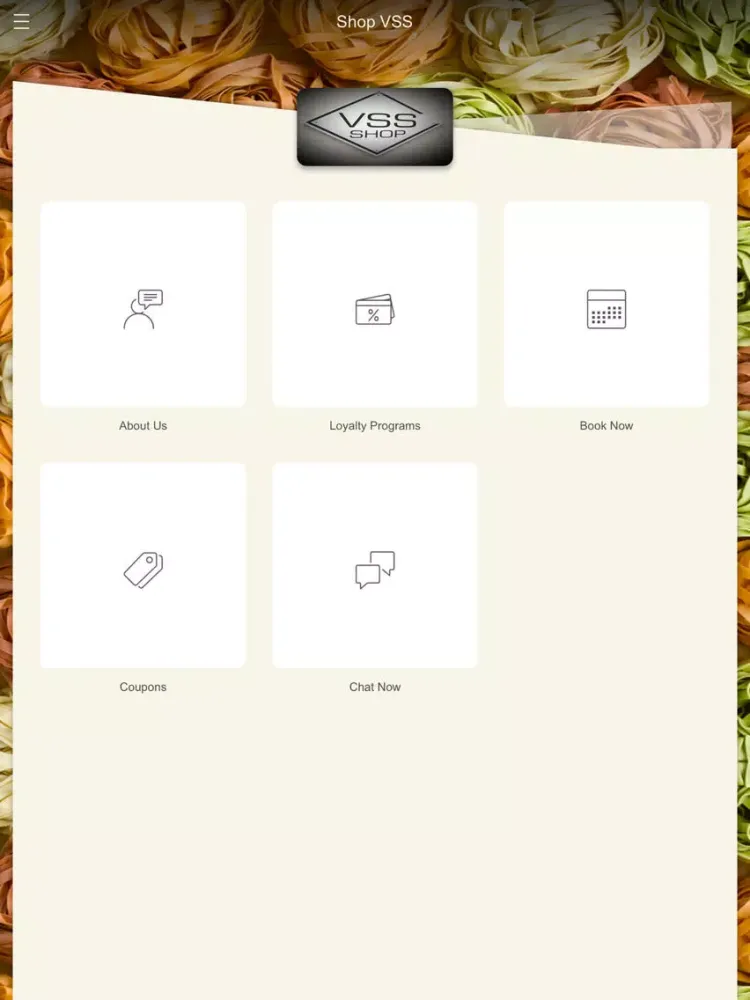 ภาพหน้าจอของ Shop VSS App iPad 