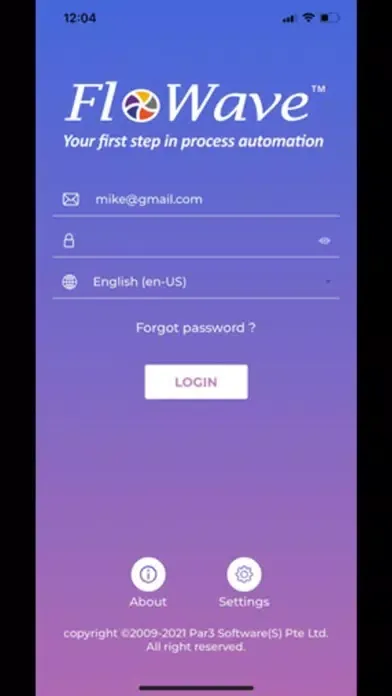 Zrzuty ekranu FloWave Mobile App