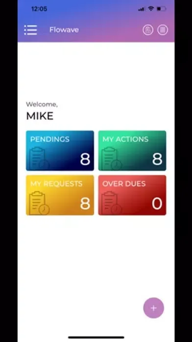 Zrzuty ekranu FloWave Mobile App