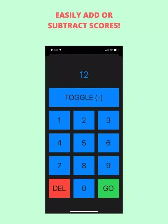 ภาพหน้าจอของ Easy Score Keeper iPad 