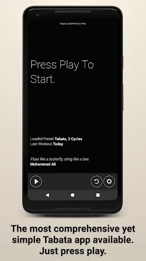 Tabata Timer and HIIT Timer Screenshots