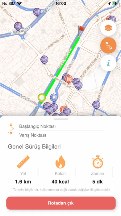 Konya Akıllı Ulaşım Asistanı Ekran Görüntüleri