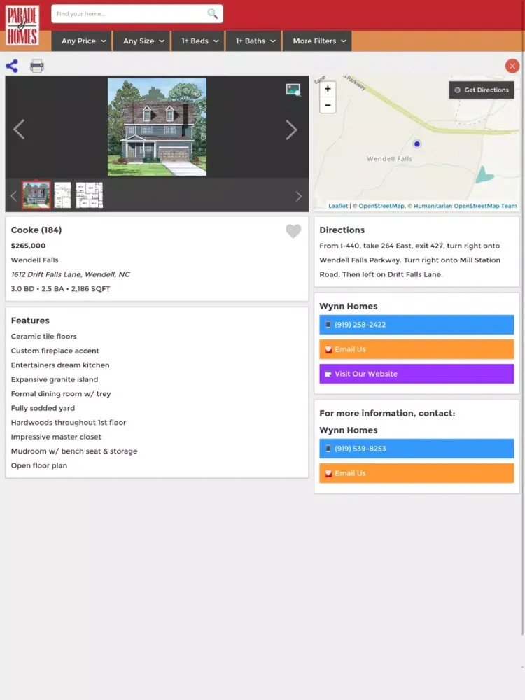 Capturas de pantalla de Triangle Parade of Homes iPad 