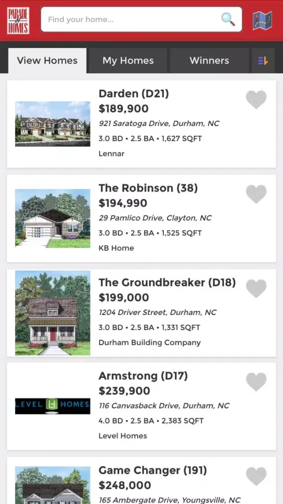 Capturas de pantalla de Triangle Parade of Homes