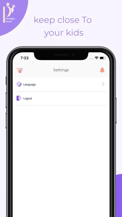 Paradigm Parents App Screenshots