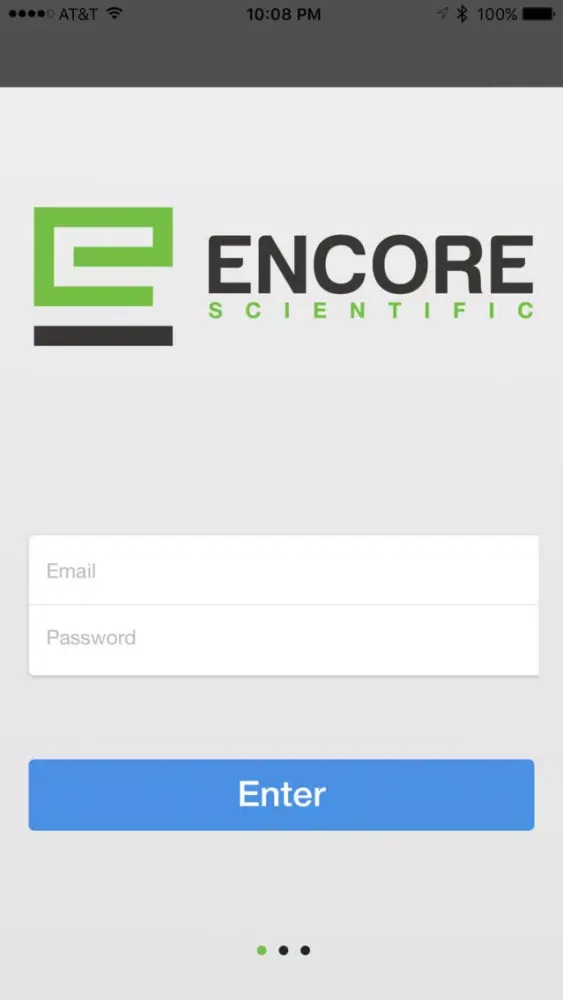 Encore Scientific Screenshots