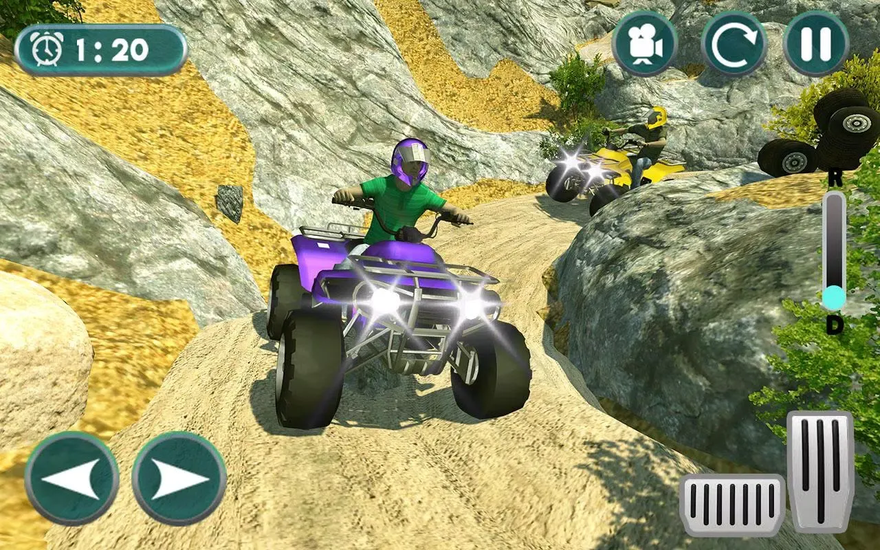 Captures d'écran de Atv Quad Bike Offroad Mania 2018