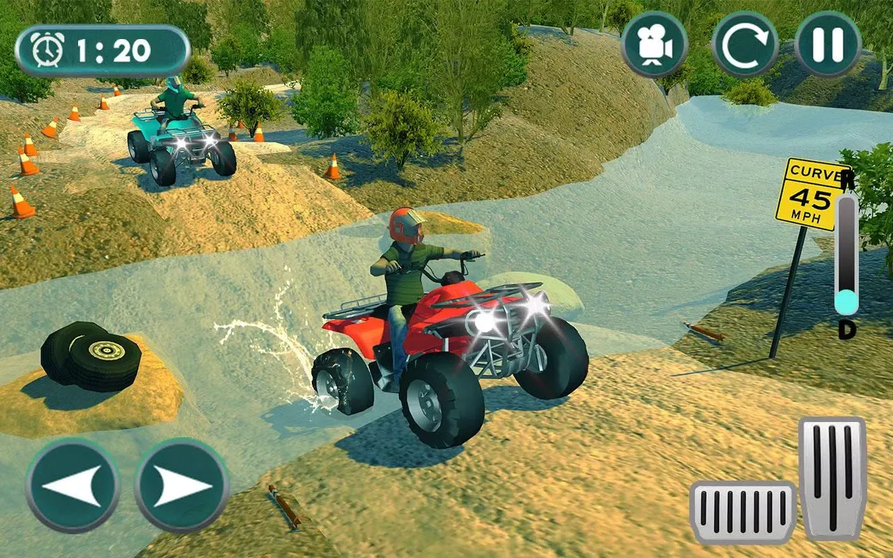 Captures d'écran de Atv Quad Bike Offroad Mania 2018