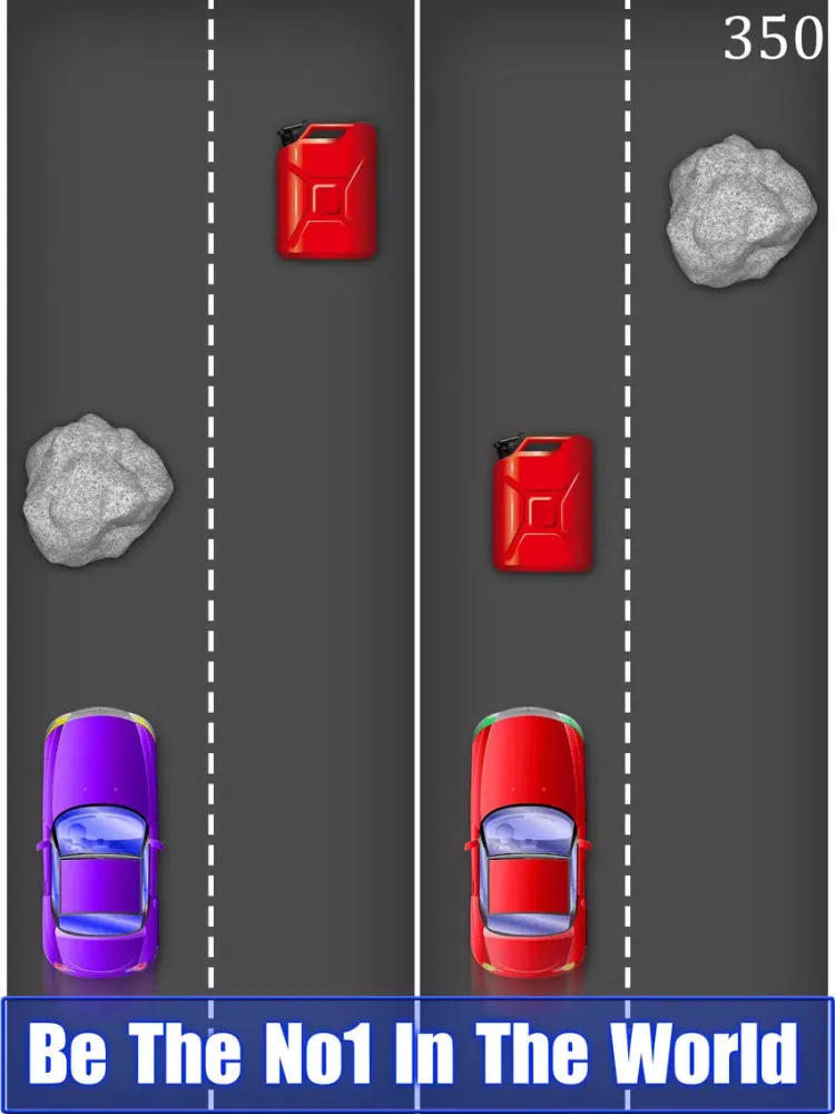 Tangkapan skrin New Crazy 2 Car Racing 2019 iPad 