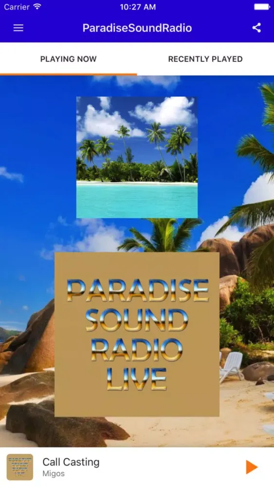 Paradise Sound Radio स्क्रीनशॉट