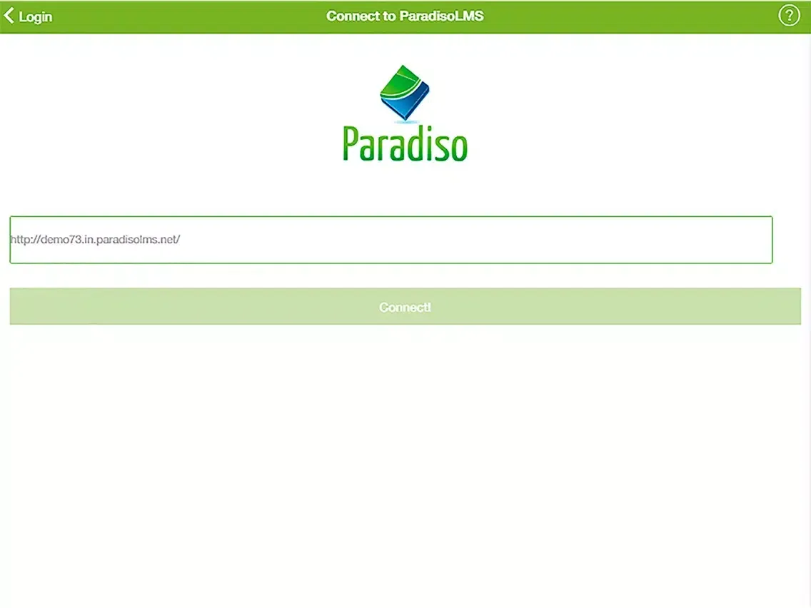 Zrzuty ekranu ParadisoLMS iPad 
