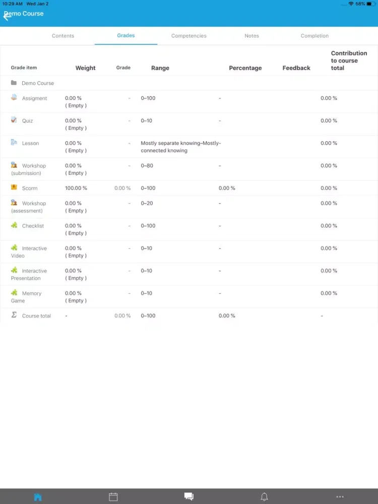 Paradiso LMS 9 Mobile App iPad  Ekran Görüntüleri