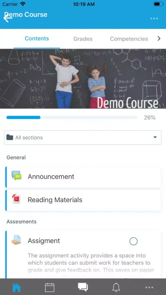 Paradiso LMS 9 Mobile App Ekran Görüntüleri
