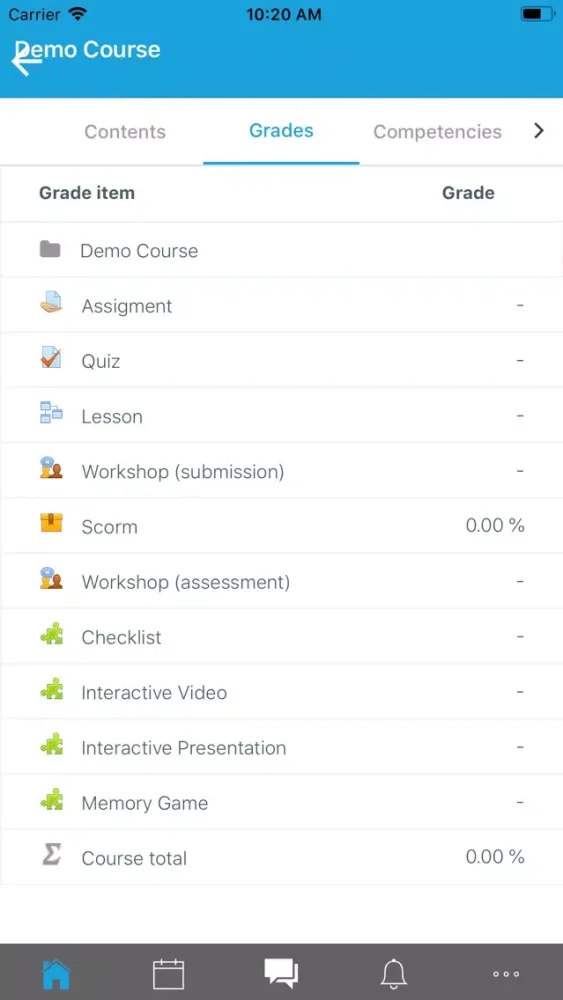 Paradiso LMS 9 Mobile App Ekran Görüntüleri