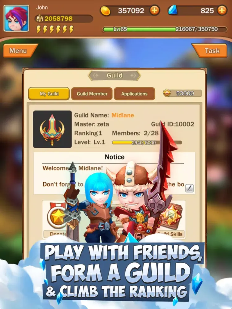 Knights & Dungeons iPad  Screenshots