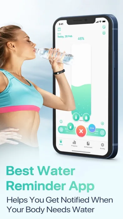 Water Reminder N Water Tracker スクリーンショット