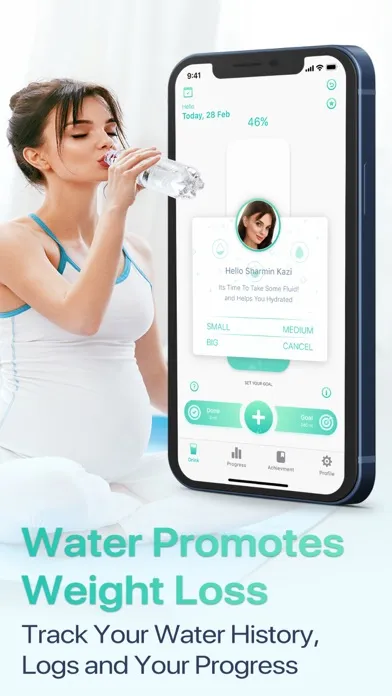 Water Reminder N Water Tracker スクリーンショット